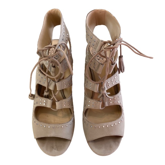 Vince Camuto Henley Studded Lace-Up Sandals - Picture 5 of 12